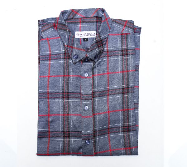 Ash Red Classic Checkers long Sleeve Shirt