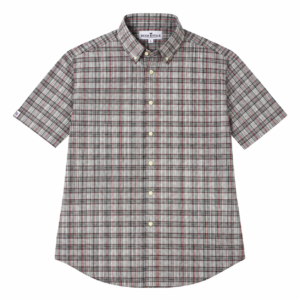 Rexie Royal Grey & Red Micro-Plaid