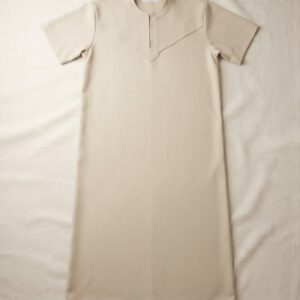 classic beige short sleeve juba